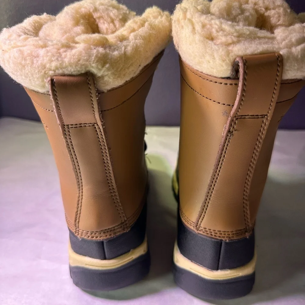 BearPaw Kids Brown and Black Snow Boots